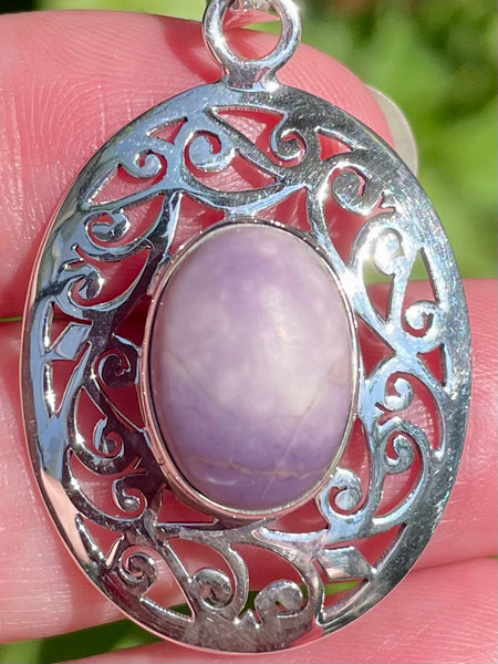 Violet Flame Opal Pendant - Morganna’s Treasures 