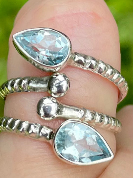 Blue Topaz Ring Size 6 - Morganna’s Treasures 