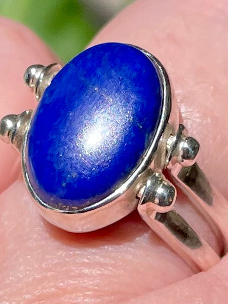 Reversible Labradorite and Lapis Lazuli Ring Size 8 - Morganna’s Treasures 
