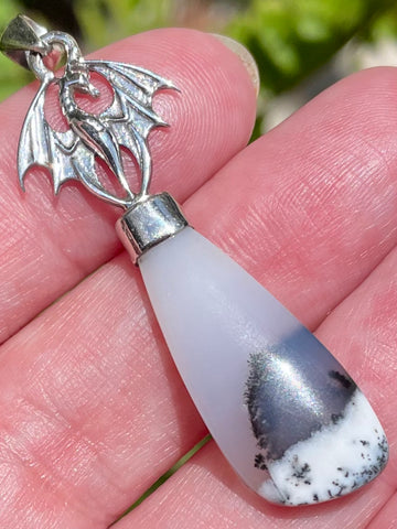 Dragon Merlinite Pendant - Morganna’s Treasures 