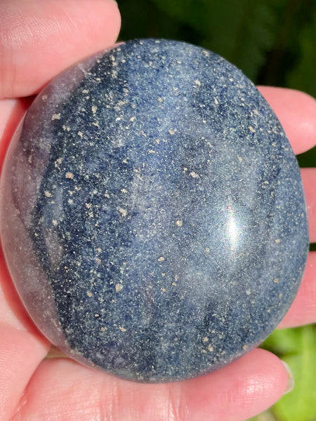 Lazulite Palm Stone - Morganna’s Treasures 