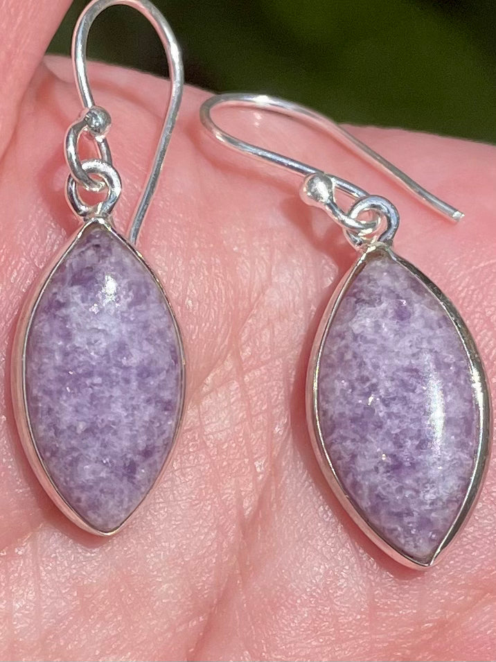 Lepidolite Earrings - Morganna’s Treasures 