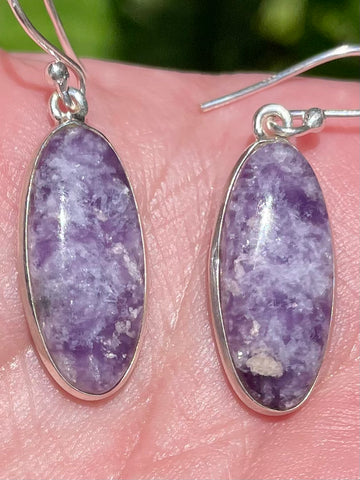 Lepidolite Earrings - Morganna’s Treasures 