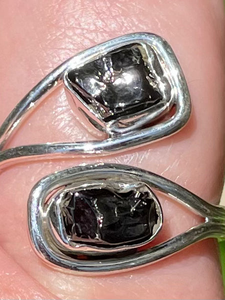 Rough Russian Shungite Ring Size 9 - Morganna’s Treasures 