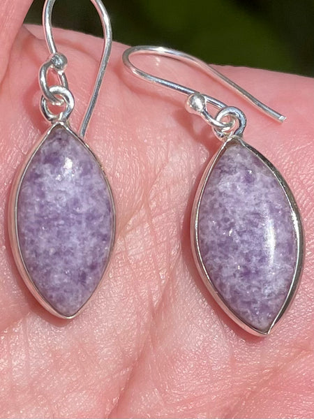 Lepidolite Earrings - Morganna’s Treasures 