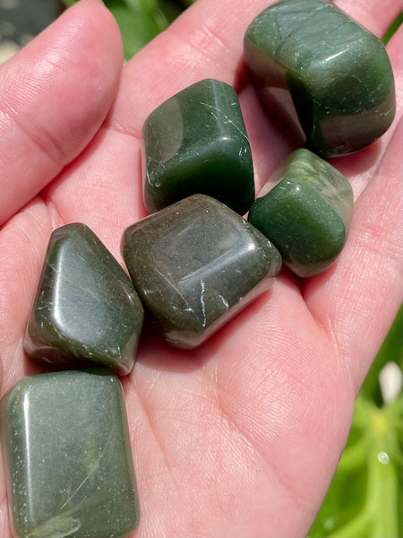 Jade Tumbled Stones - Morganna’s Treasures 