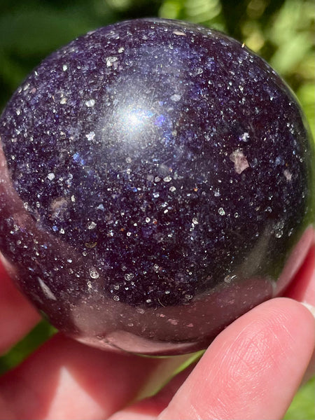 Sunstone in Iolite Crystal Ball - Morganna’s Treasures 