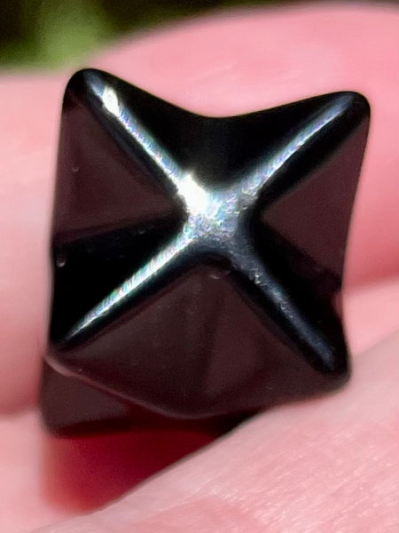 Small Black Obsidian Merkaba - Morganna’s Treasures 