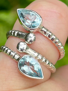 Blue Topaz Ring Size 6 - Morganna’s Treasures 