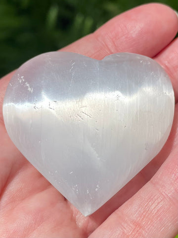 Selenite Heart - Morganna’s Treasures 