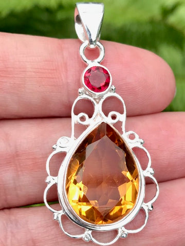 Morganite and Pink Tourmaline Pendant - Morganna’s Treasures 