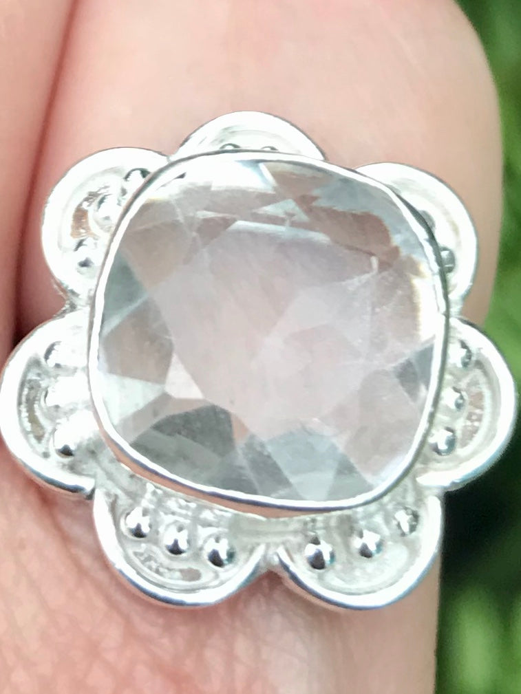 Clear Quartz Ring Size 9.25 - Morganna’s Treasures 
