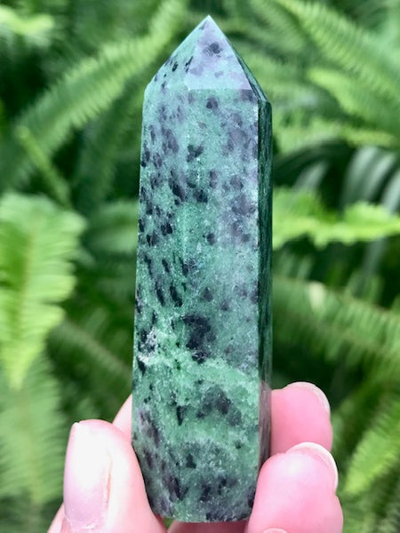 Ruby in Zoisite Healing Wand from India - Morganna’s Treasures 