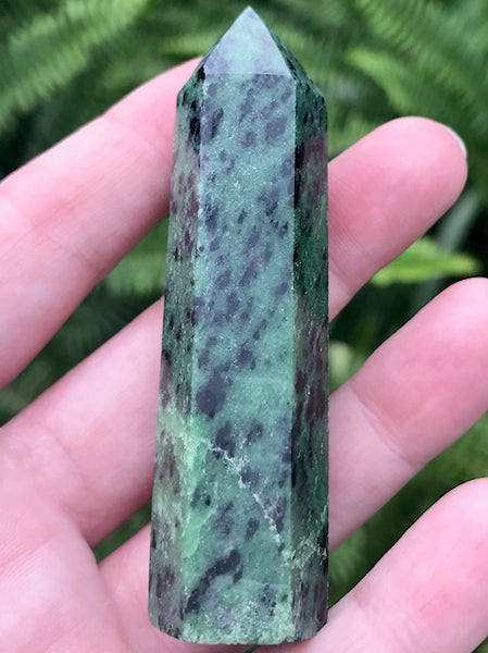 Ruby in Zoisite Healing Wand from India - Morganna’s Treasures 