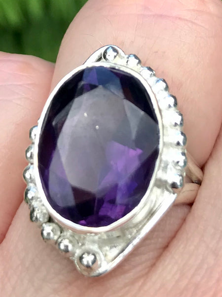 Amethyst Cocktail Ring Size 6.5 - Morganna’s Treasures 