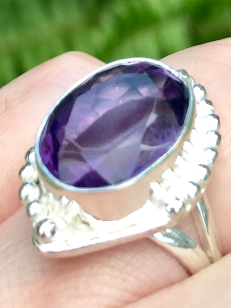 Amethyst Cocktail Ring Size 6.5 - Morganna’s Treasures 