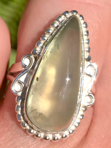 Prehnite Cocktail Ring Size 7 - Morganna’s Treasures 