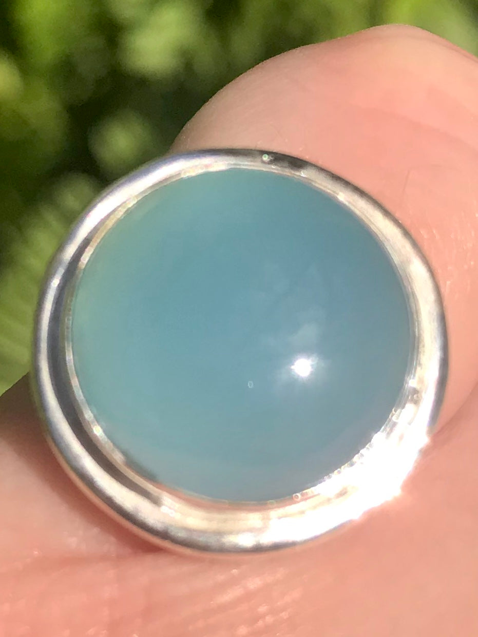 Blue Chalcedony Cocktail Ring Size 6 - Morganna’s Treasures 