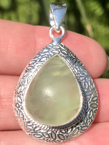 Prehnite Pendant - Morganna’s Treasures 