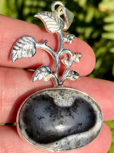 Merlinite Floral Pendant - Morganna’s Treasures 