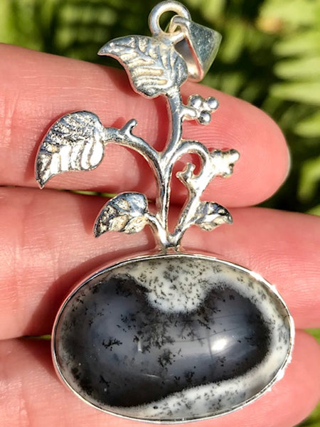 Merlinite Floral Pendant - Morganna’s Treasures 