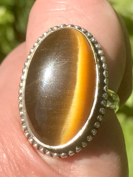 Tigers Eye Cocktail Ring Size 8 - Morganna’s Treasures 