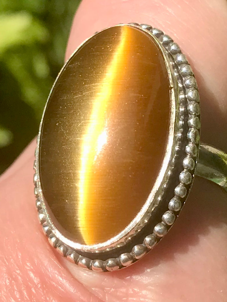 Tigers Eye Cocktail Ring Size 8 - Morganna’s Treasures 