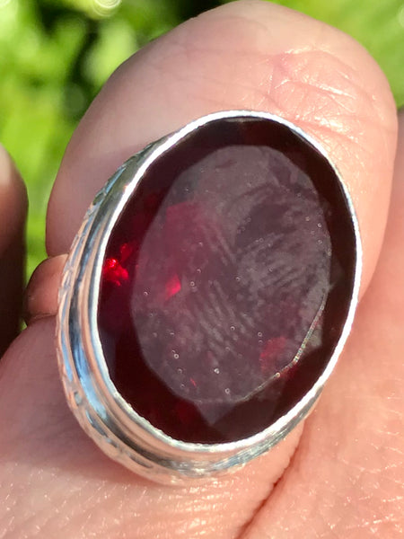 Garnet Cocktail Ring Size 6.25 - Morganna’s Treasures 