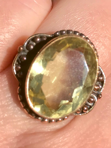 Bronze Lemon Citrine Ring Size 6.5 - Morganna’s Treasures 