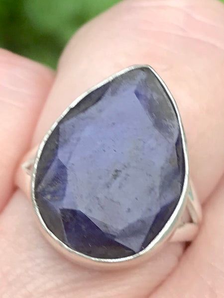 Blue Sapphire Cocktail Ring Size 6.75 - Morganna’s Treasures 