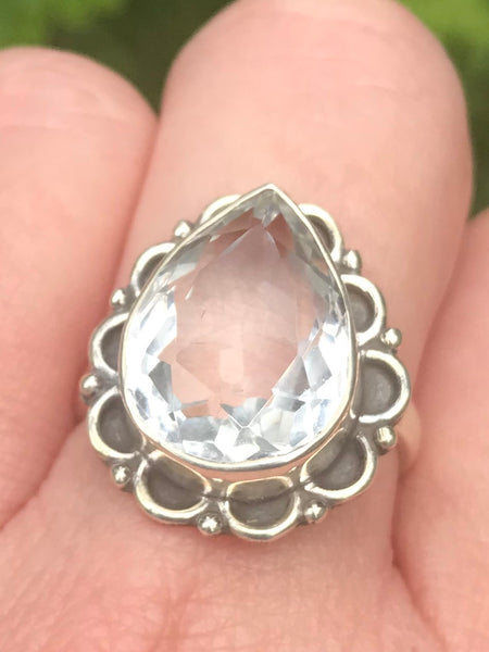 Clear Quartz Ring Size 8 - Morganna’s Treasures 