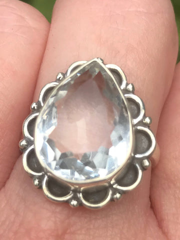 Clear Quartz Ring Size 8 - Morganna’s Treasures 