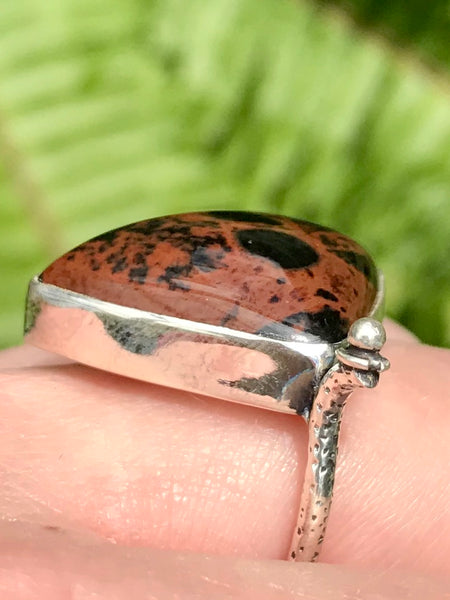 Mahogany Obsidian Cocktail Ring Size 8.5 - Morganna’s Treasures 