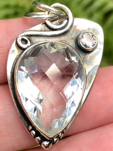 White Topaz Pendant - Morganna’s Treasures 