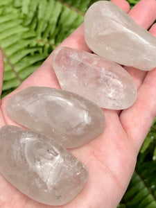 Large Clear Quartz Tumbled Stones - Morganna’s Treasures 
