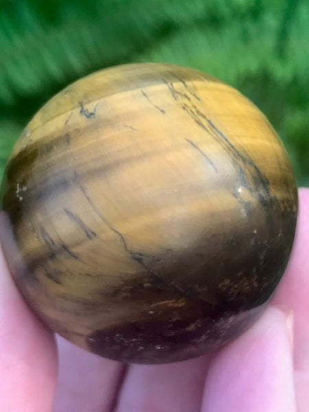 Tigers Eye Crystal Ball - Morganna’s Treasures 