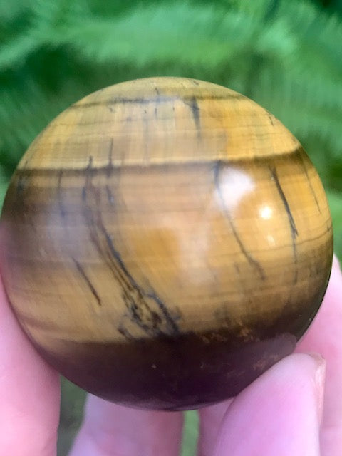 Tigers Eye Crystal Ball - Morganna’s Treasures 