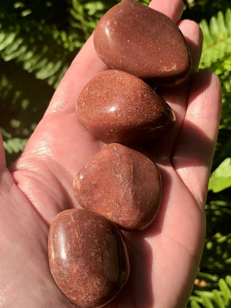 Large Red Aventurine Tumbled Stones - Morganna’s Treasures 