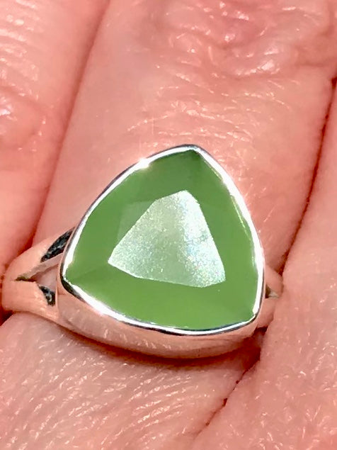 Green Chalcedony Ring Size 7 - Morganna’s Treasures 