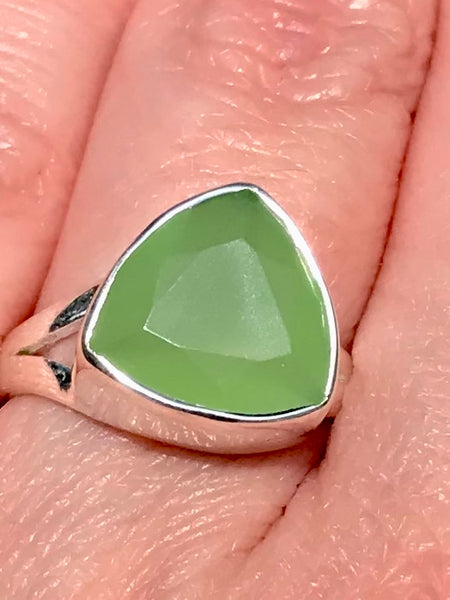 Green Chalcedony Ring Size 7 - Morganna’s Treasures 