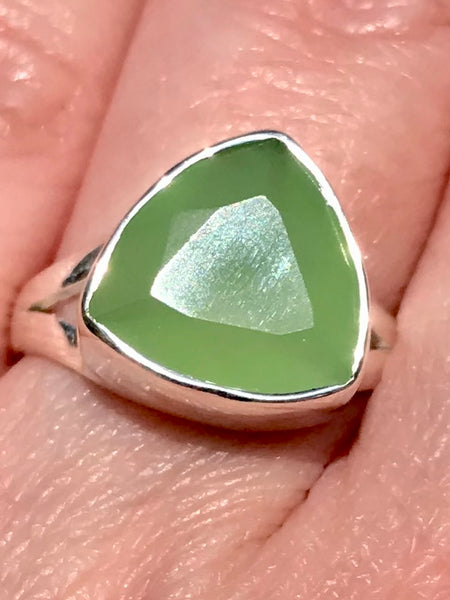 Green Chalcedony Ring Size 7 - Morganna’s Treasures 