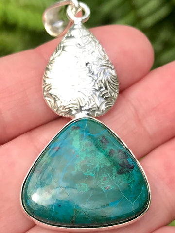 Chrysocolla Pendant - Morganna’s Treasures 