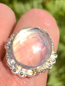 Fire Opalite Cocktail Ring Size 8.75 - Morganna’s Treasures 