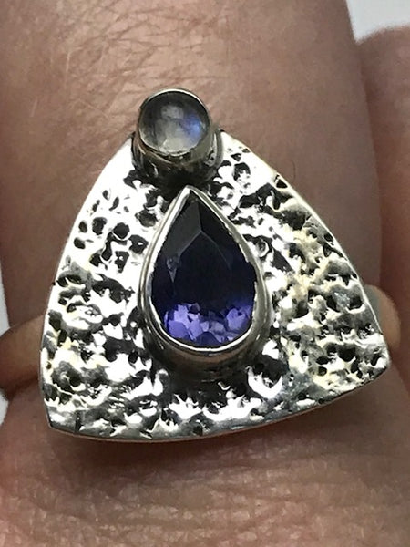 Tanzanite and Iolite Ring Size 8 - Morganna’s Treasures 