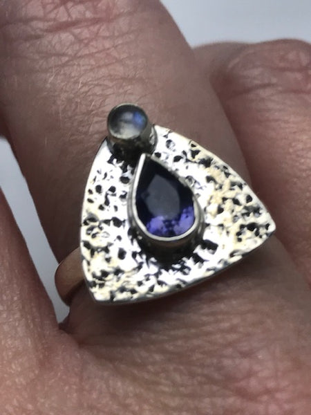 Tanzanite and Iolite Ring Size 8 - Morganna’s Treasures 