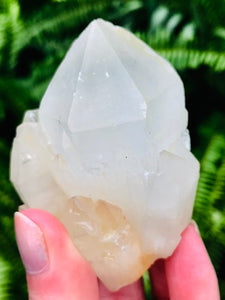 Natural Clear Quartz Crystal Healing Point - Morganna’s Treasures 