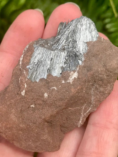 Rough Pyrolusite Palm Stone - Morganna’s Treasures 
