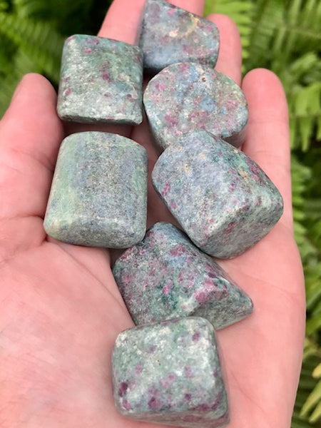 Ruby in Kyanite Tumbled Stones - Morganna’s Treasures 