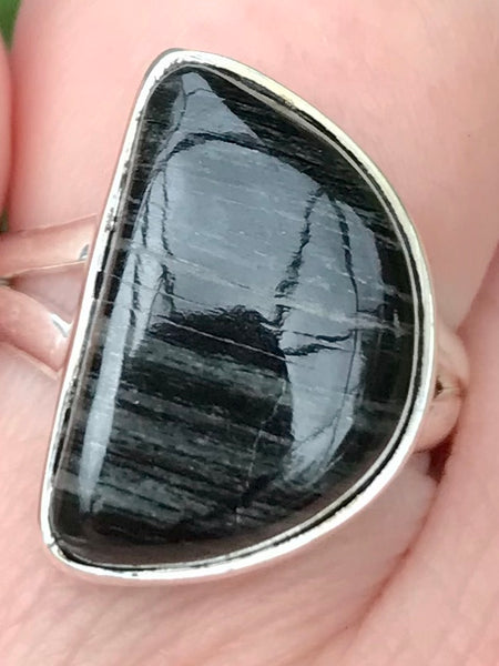Silver Leaf Jasper Ring Size 7 - Morganna’s Treasures 