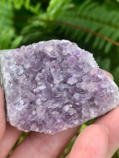 Purple Amethyst Druzy Cluster - Morganna’s Treasures 